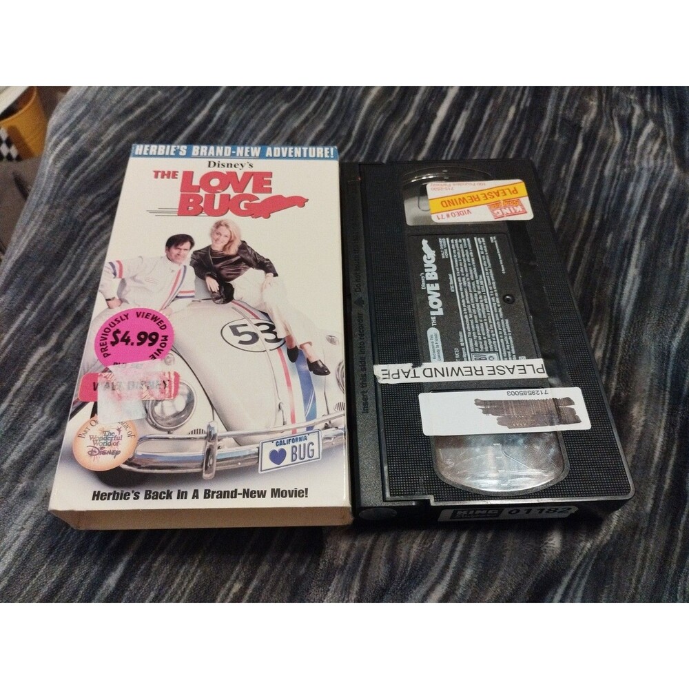 The Love Bug - VHS Rare Disney Channel Classic 1997 Bruce Campbell